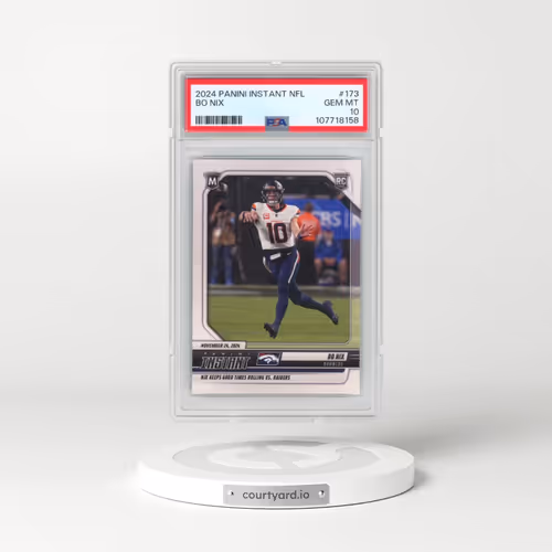 2024 Panini Instant NFL #173 Bo Nix (PSA 10 GEM MINT)