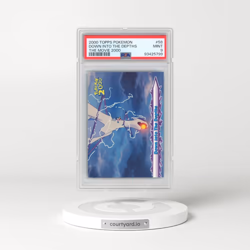 2000 Topps Pokémon the Movie 2000 #58 Down Into the Depths (PSA 9 MINT)