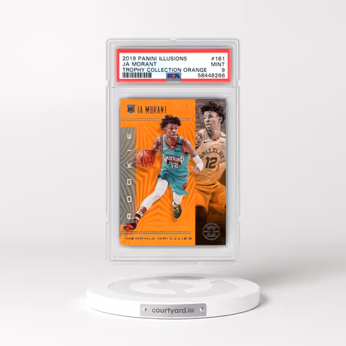 2019 Panini Illusions #161 Ja Morant - Trophy Collection Orange (PSA 9 MINT)