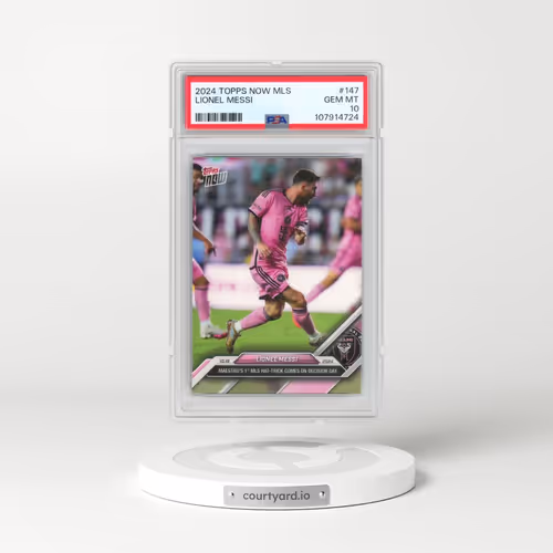 2024 Topps Now MLS #147 Lionel Messi (PSA 10 GEM MINT)
