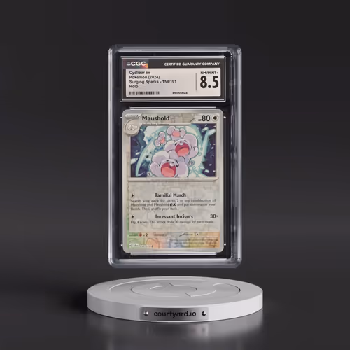 2024 Pokémon Ssp EN-Surging Sparks #159 Cyclizar EX - Holo (CGC 8.5 NM-MT+)