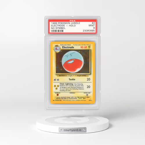 1999 Jungle #2 Electrode - Holo No Symbol (PSA 9 MINT)