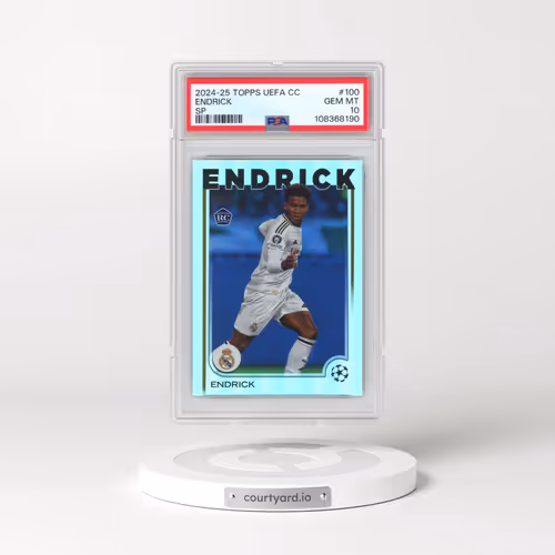 2024-25 Topps UEFA Club Competitions #100 Endrick - SP (PSA 10 GEM MINT)