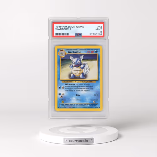 1999 Pokémon Game #42 Wartortle (PSA 9 MINT)