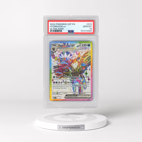 2024 Pokémon Ssp EN-Surging Sparks #223 Hydreigon EX - Holo Ultra Rare (PSA 10 GEM MINT)