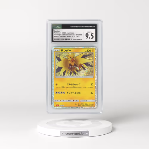 2023 Japanese Trading Card Game Classic #12 Zapdos - Holo (CGC 9.5 MINT+)