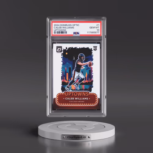 2024 Panini Donruss Optic Uptowns #1 Caleb Williams (PSA 10 GEM MINT)