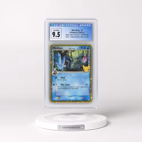 2017 Black Star Promos - Sword & Shield #SWSH136 Mimikyu ´ - Celebrations (Holo) (CGC 10 GEM MINT)