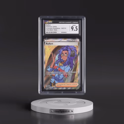 2025 Prismatic Evolutions - PRE EN #142/131 Raifort - Ultra Rare Holo (CGC 9.5 MINT+)