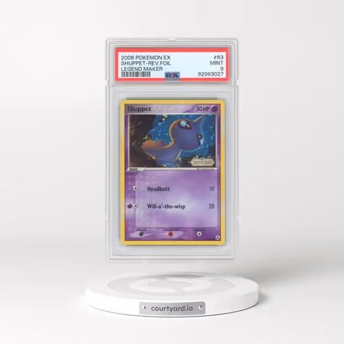 2006 Pokémon EX Legend Maker #63 Shuppet - Reverse Foil (PSA 9 MINT)