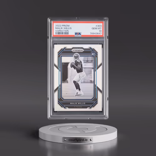 2022 Panini Prizm #303 Malik Willis - Variation (PSA 10 GEM MINT)