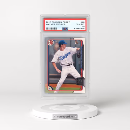 2015 Bowman Draft #46 Walker Buehler (PSA 10 GEM MINT)