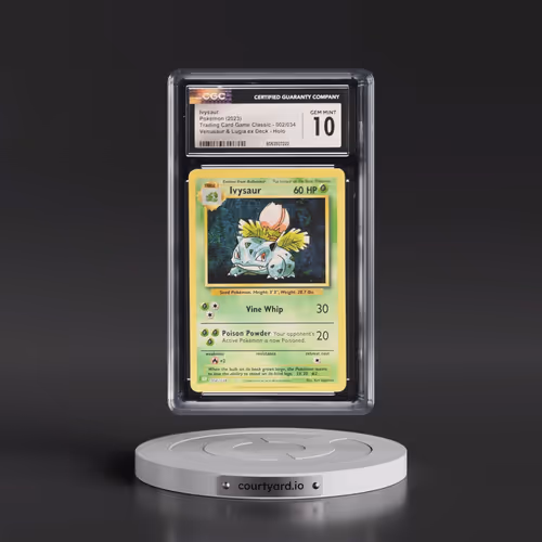 2023 Pokémon CLV-Trading Card Game Classic Venusaur & Lugia EX Deck #002 Ivysaur (CGC 10 GEM MINT)