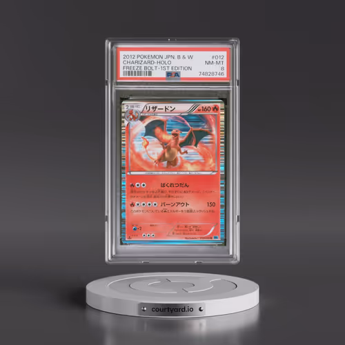 2012 Pokémon Black & White Freeze Bolt #012 Charizard - 1st Edition Holo (PSA 8 NM-MT)