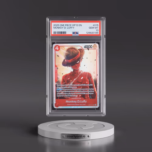2025 One Piece OP12-Legacy of the Master #015 Monkey D. Luffy (PSA 10 GEM MINT)