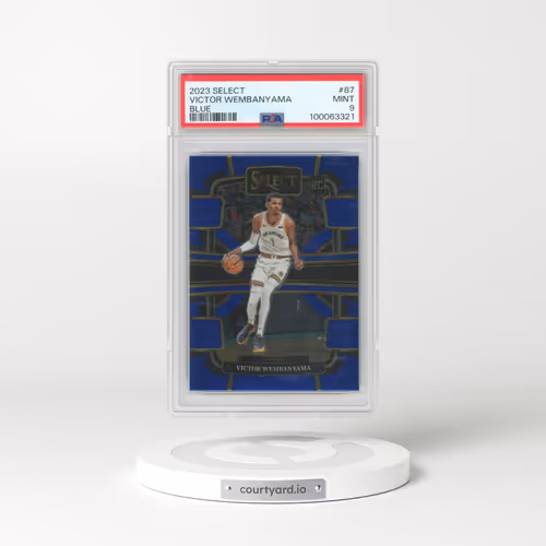 2023 Panini Select #87 Victor Wembanyama - Blue (PSA 9 MINT)