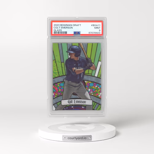 2023 Bowman Draft Bowman Glass #BGA11 Colt Emerson (PSA 9 MINT)