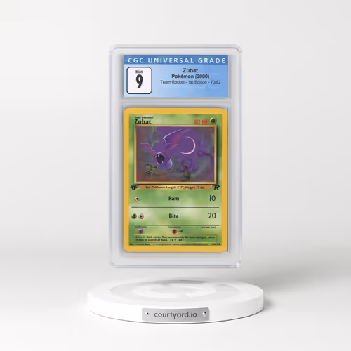 2000 Team Rocket #70/82 Zubat - 1st Edition 1st Edition (CGC 9 MINT)