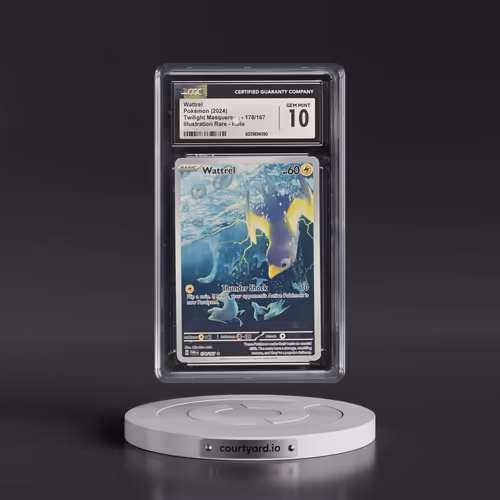 2024 Twilight Masquerade - TWM EN #178/167 Wattrel - Illustration Rare Holo (CGC 10 GEM MINT)