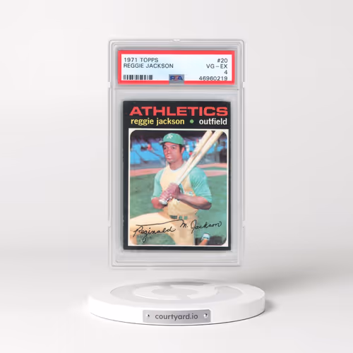 1971 Topps #20 Reggie Jackson (PSA 4 VG-EX)