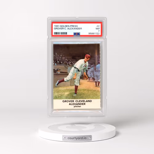1961 Golden Press #2 Grover C. Alexander (PSA 7 NM)