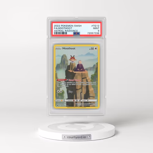 2022 Pokémon Sword & Shield Astral Radiance #TG12 Hoothoot - Full Art (PSA 9 MINT)