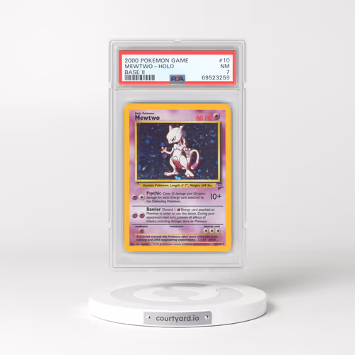 2000 Pokémon Game Base II #10 Mewtwo - Holo (PSA 7 NM)