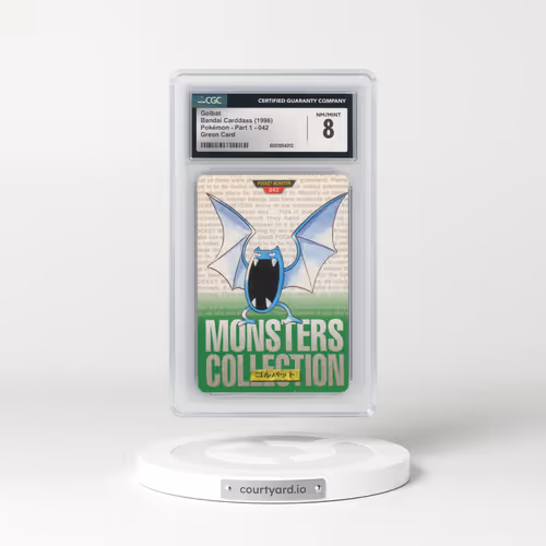 1996 (Monsters Collection) Part 1 #042 Golbat - Green Card (CGC 8 NM-MT)