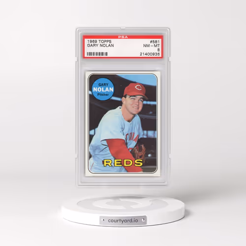 1969 Topps #581 Gary Nolan (PSA 8 NM-MT)