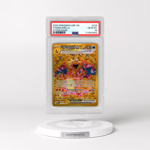 2023 Pokémon Obf EN-Obsidian Flames #228 Charizard EX - Holo Hyper Rare (PSA 10 GEM MINT)