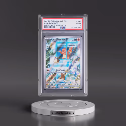 2023 Pokémon Svp EN-SV Black Star Promo #044 Charmander - Obsidian Flames Elite Trainer Box (PSA 9 M