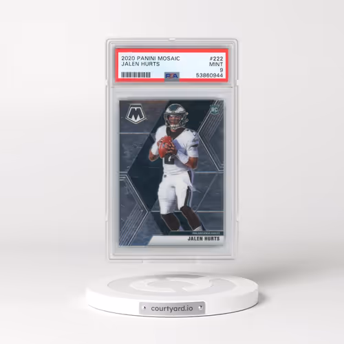 2020 Panini Mosaic #222 Jalen Hurts (PSA 9 MINT)