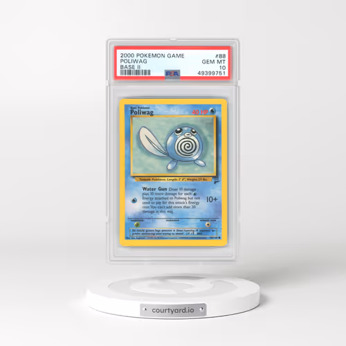 2000 Base Set 2 #88 Poliwag (PSA 10 GEM MINT)