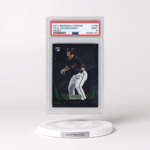 2011 Bowman Chrome Draft #108 Paul Goldschmidt (PSA 9 MINT)