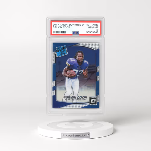 2017 Panini Donruss Optic #193 Dalvin Cook (PSA 10 GEM MINT)