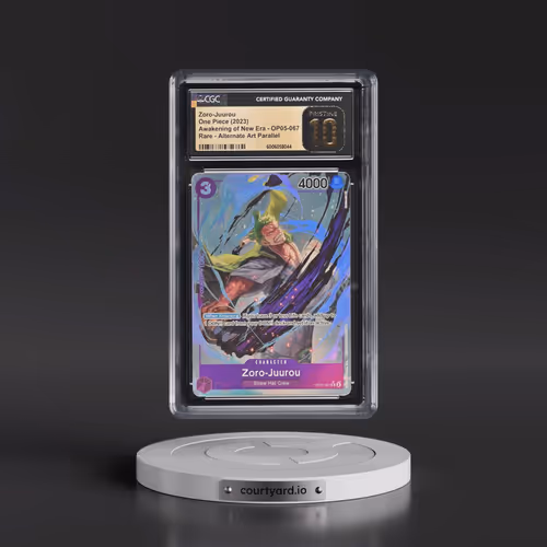 2023 Awakening of the New Era (OP05) - English #OP05-067 Zoro-Juurou - (Borderless) Alt Art (CGC 10