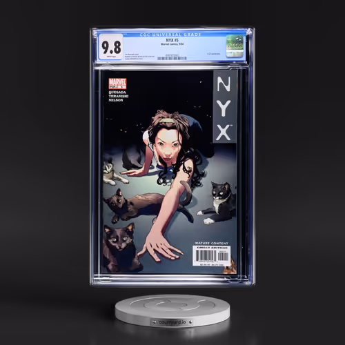NYX #5 CGC 9.8 White Pages (Marvel Comics, 9/04)