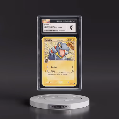 2006 EX Dragon Frontiers #67/101 Totodile δ (CGC 9 MINT)