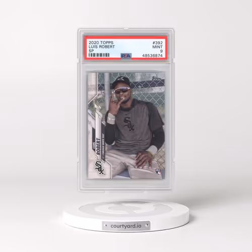2020 Topps #392 Luis Robert - SP (PSA 9 MINT)