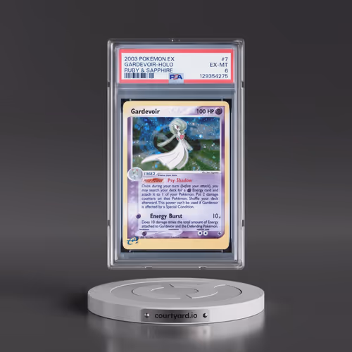 2003 Pokémon EX Ruby & Sapphire #7 Gardevoir - Holo (PSA 6 EX-MT)
