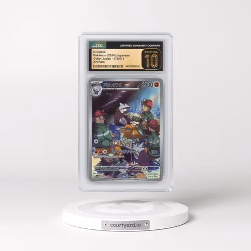 2024 Cyber Judge #079/071 Excadrill - Art Rare Holo (CGC 10 PRISTINE)