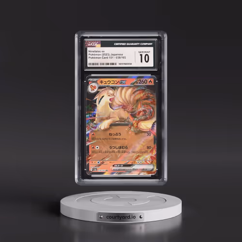 2023 Pokémon Card 151 #038/165 Ninetales ex - Holo (CGC 10 GEM MINT)
