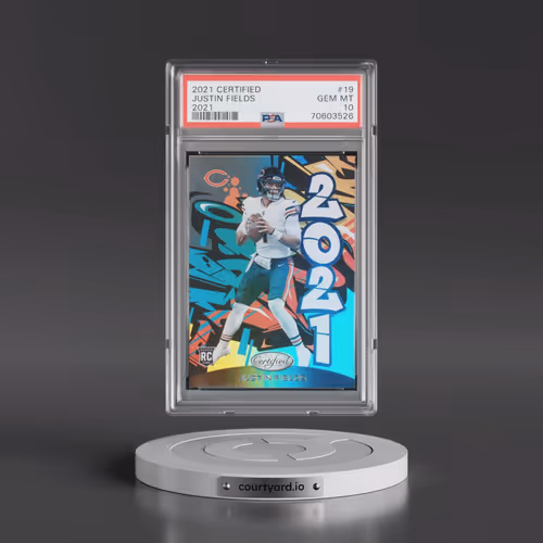 2021 Panini Certified 2021 #19 Justin Fields (PSA 10 GEM MINT)