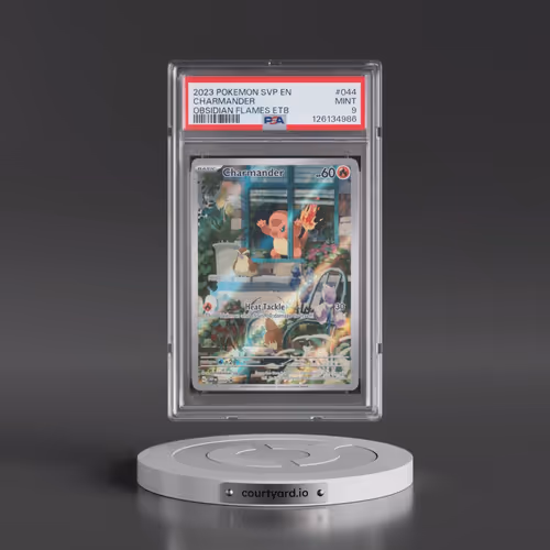 2023 Pokémon Svp EN-SV Black Star Promo #044 Charmander - Obsidian Flames Elite Trainer Box (PSA 9 M