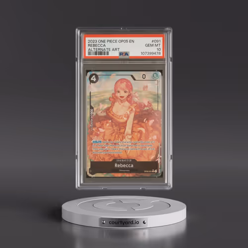 2023 One Piece Awakening of the New Era #091 Rebecca - Alternate Art (PSA 10 GEM MINT)