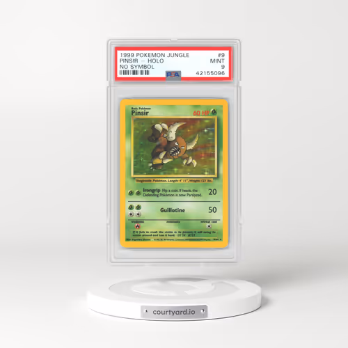 1999 Jungle #9 Pinsir - Holo No Symbol (PSA 9 MINT)