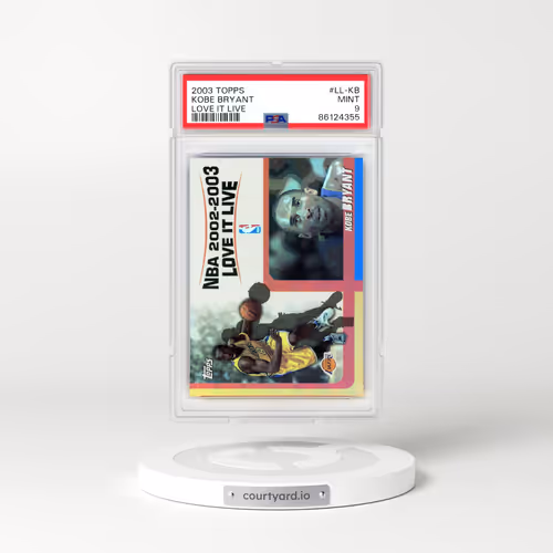 2003 Topps Love It Live #LL-KB Kobe Bryant (PSA 9 MINT)
