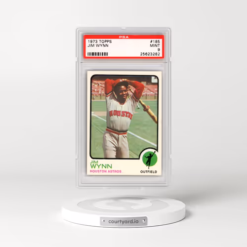 1973 Topps #185 Jim Wynn (PSA 9 MINT)