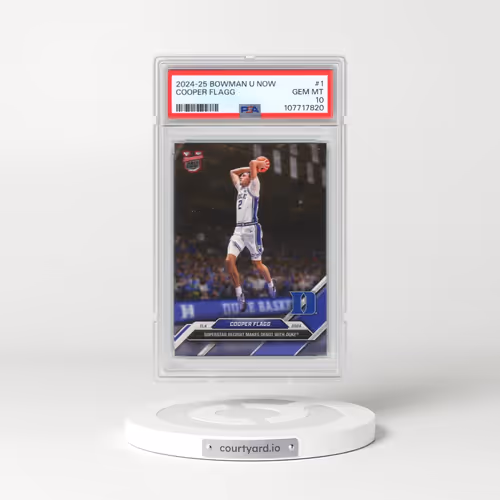 2024 Bowman U Now #1 Cooper Flagg (PSA 10 GEM MINT)