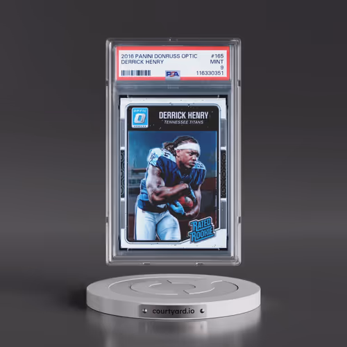 2016 Panini Donruss Optic #165 Derrick Henry (PSA 9 MINT)
